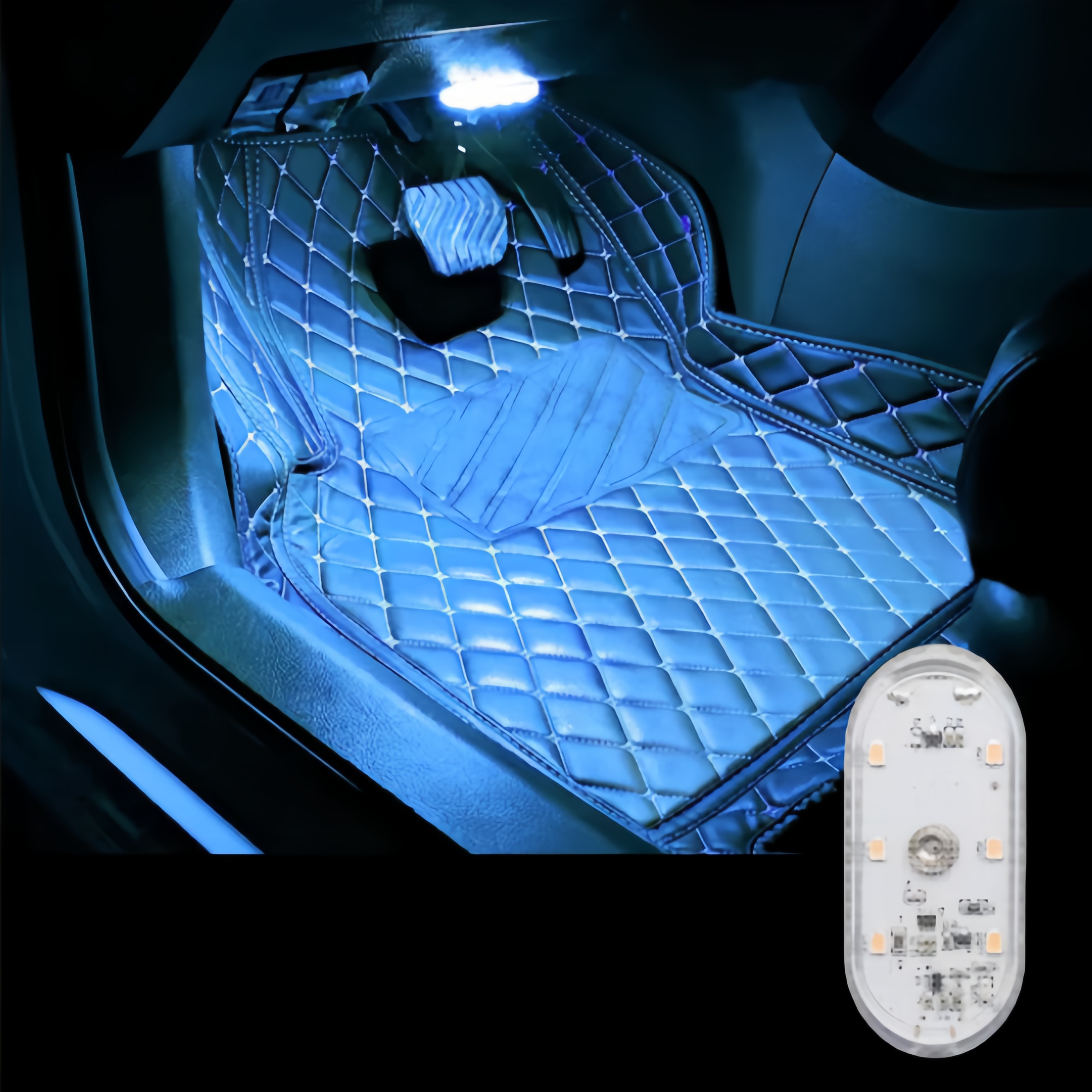 Kaufe Auto LED Touch Lichter Drahtlose Innen Umgebungs Licht Auto Dach  Decke Leselampen USB Lade Auto Schlafzimmer Nacht Glühbirne