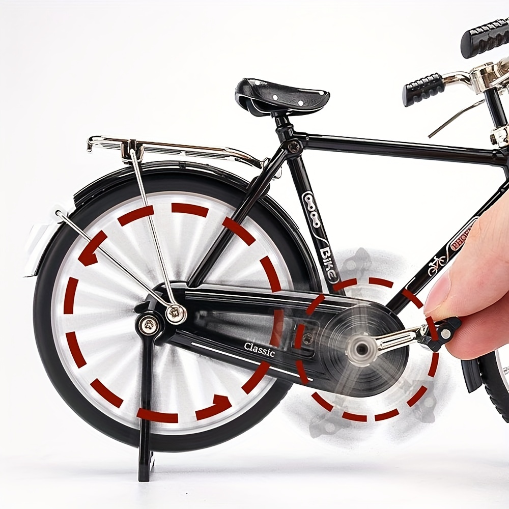 Modèle de vélo Miniature rétro, décoration de salle, accessoires