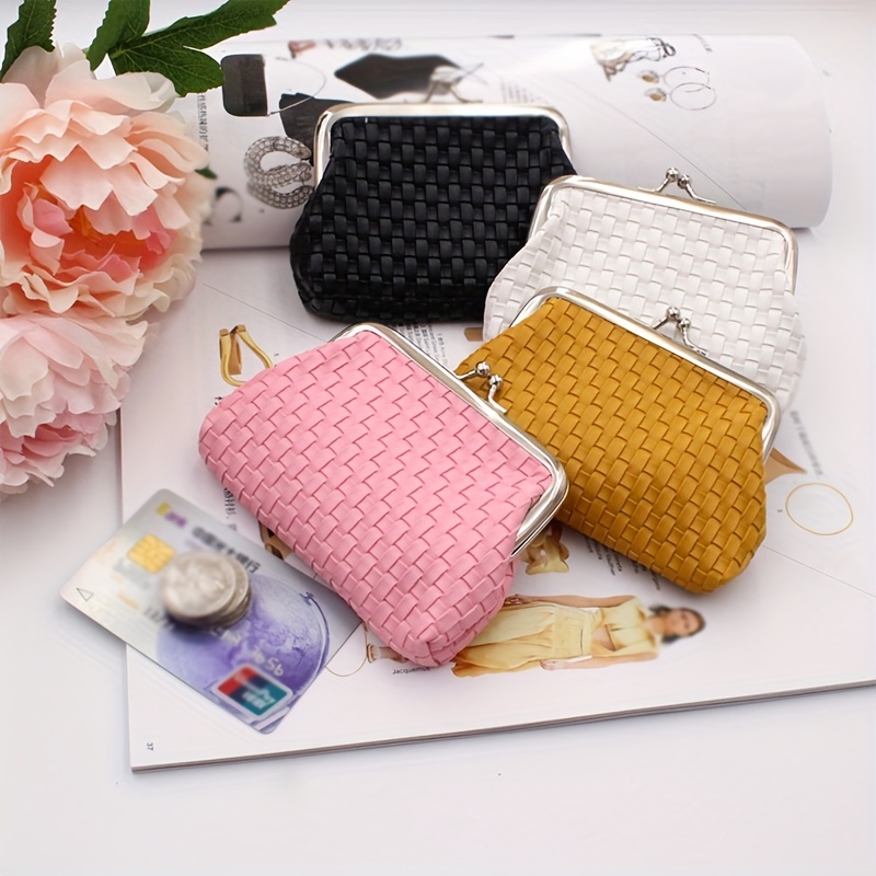2 pcs Silicone Kiss Lock Coin Purse Silicone Cosmetic Bag Purses Womens  Pocket Wallet Small Bags Silicone Coin Mini