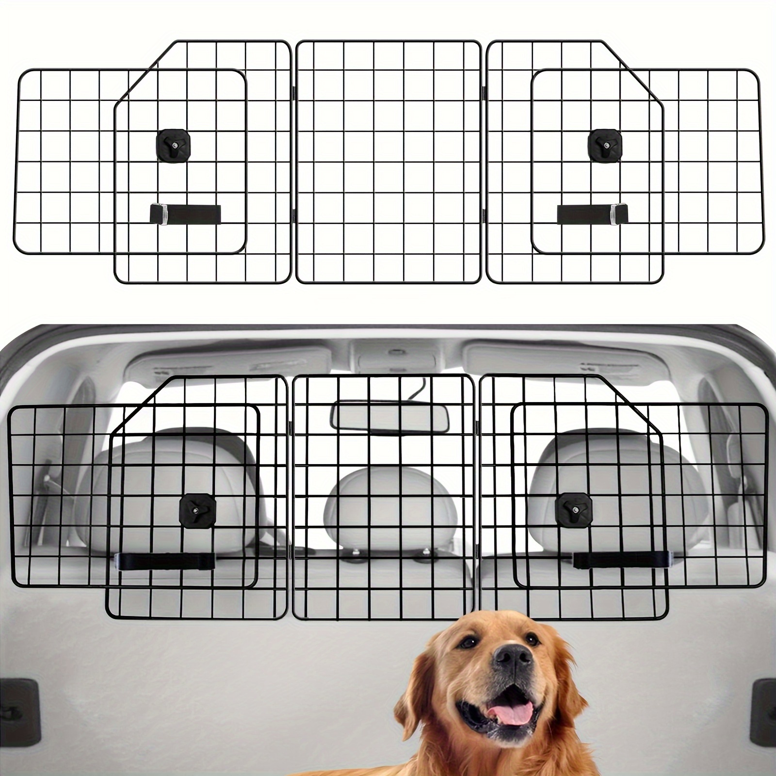 Barrera Para Perros SUV Divisor De Malla Para Coche - Temu Mexico