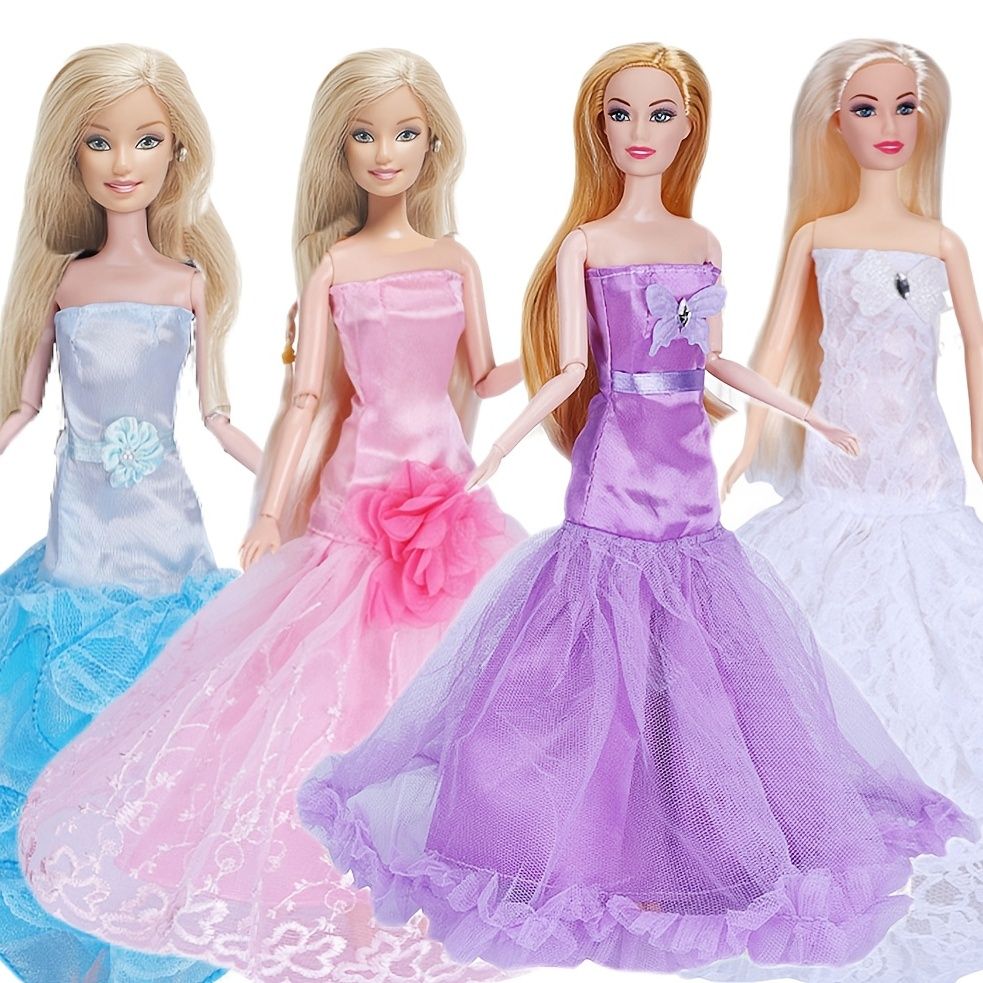 Barbies Doll Clothes Evening Dress Skirt Suitable For 11 5inch Barbies Doll  Cocktail Daily Casual Clothing Accessories Not Include Doll - Toys & Games  - Temu