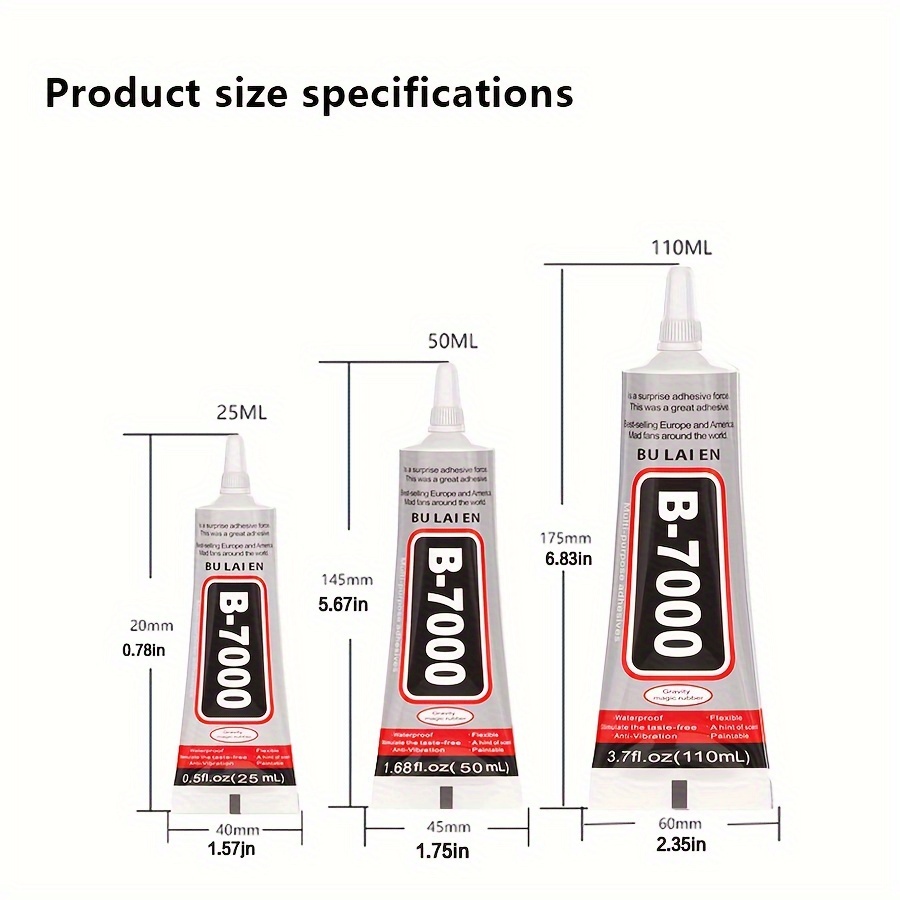 B 7000 Clear Glue Precision Tip Craft Adhesive Glue Stick - Temu