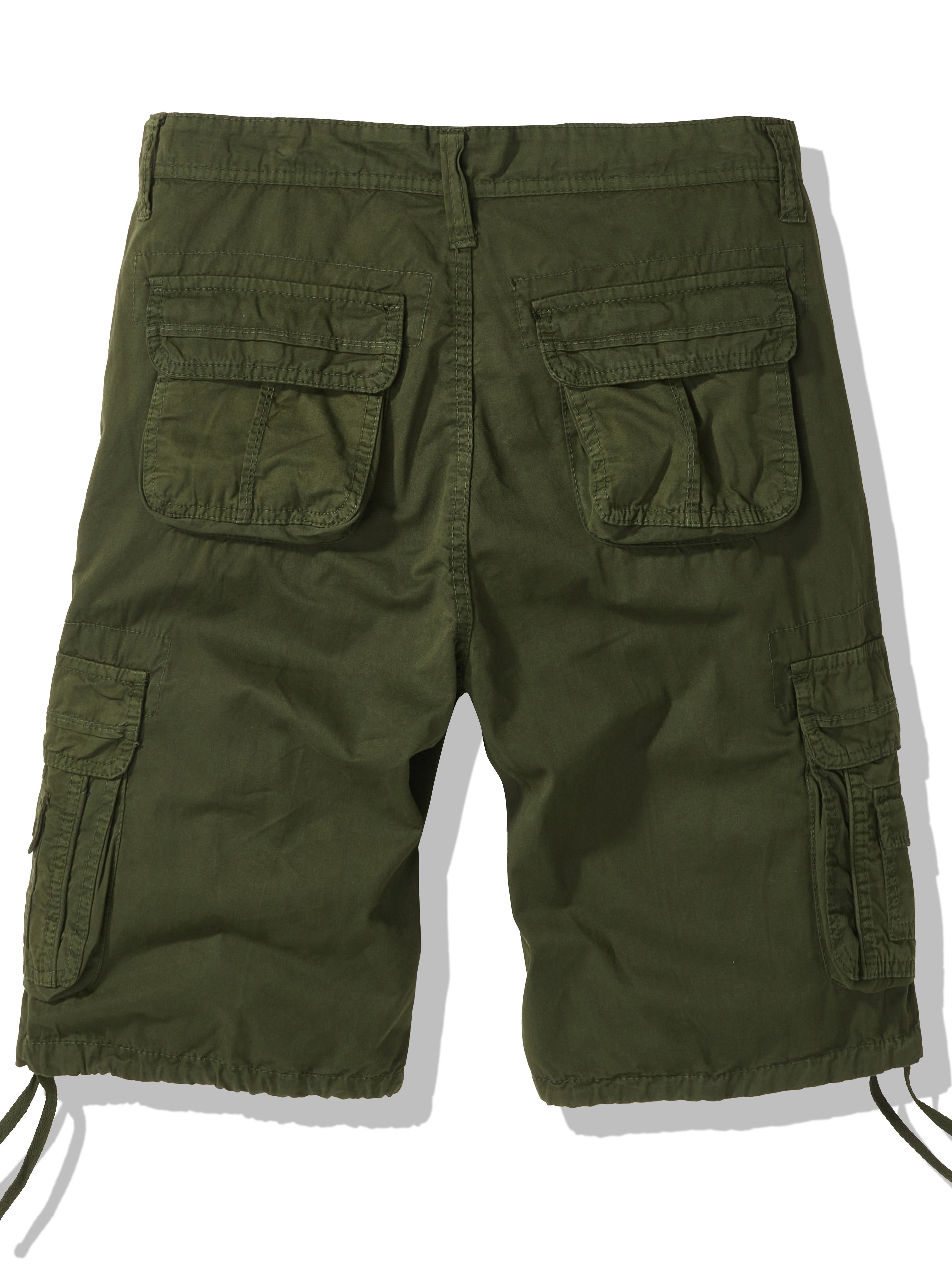 100% Cotton Breathable Men's Cargo Short Pants Lightweight - Temu Canada