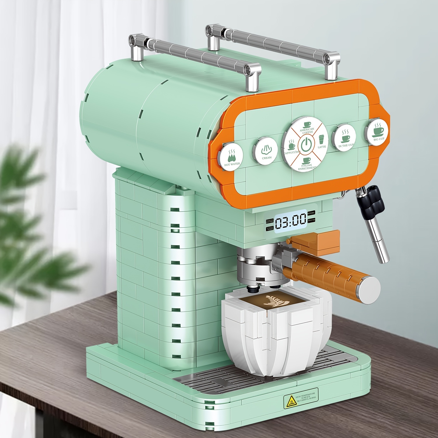 Coffee Machine Toy Building Set, Compatible With Home Dcor