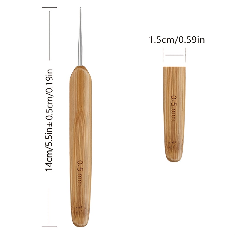 3pcs/4pcs Crochet Kit, Bamboo Shank Crochet Hooks For Long Hair Weaving And  Knitting Crafts, Today's Best Daily Deals