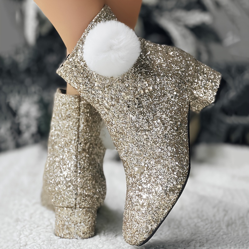 Sparkly sale shoe boots