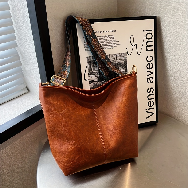 The Mini Leather Bucket Shoulder Bag - Handmade Women's Leather Bag