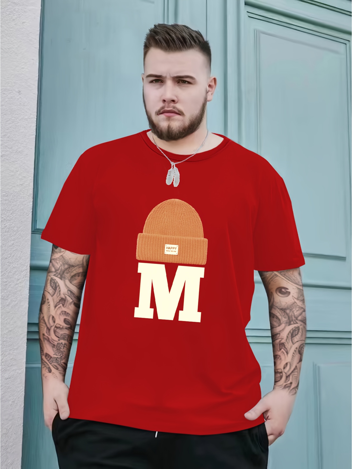 t shirt casual elegante cappuccio e stampa m Temu Italy