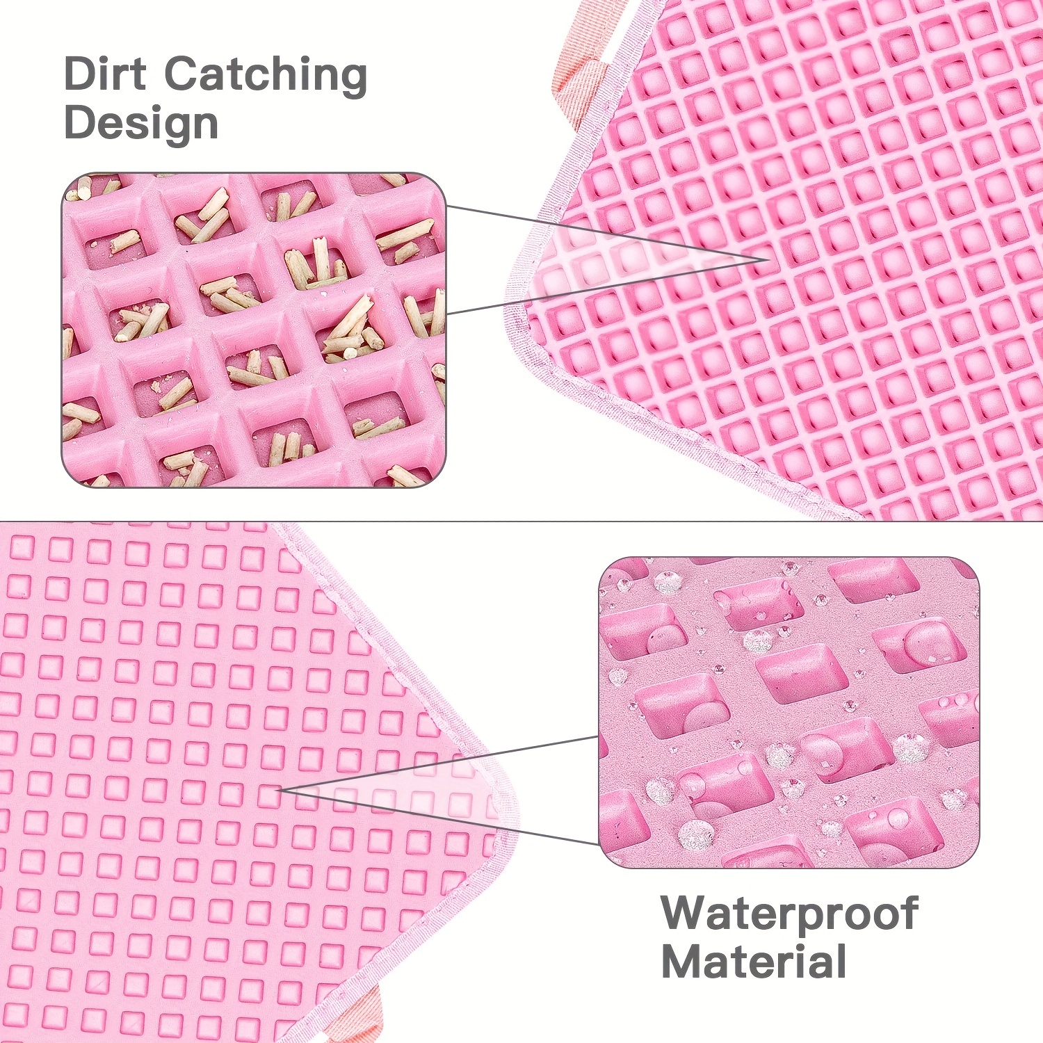 Keep Your Home Clean & Tidy With This Double-layer, Waterproof, Non-slip Cat  Litter Trapping Mat! - Temu