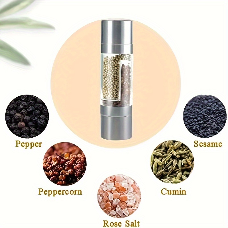 Electric Salt Pepper Cumin Spices Grinder Mill Grinding Machine Stainless  Steel
