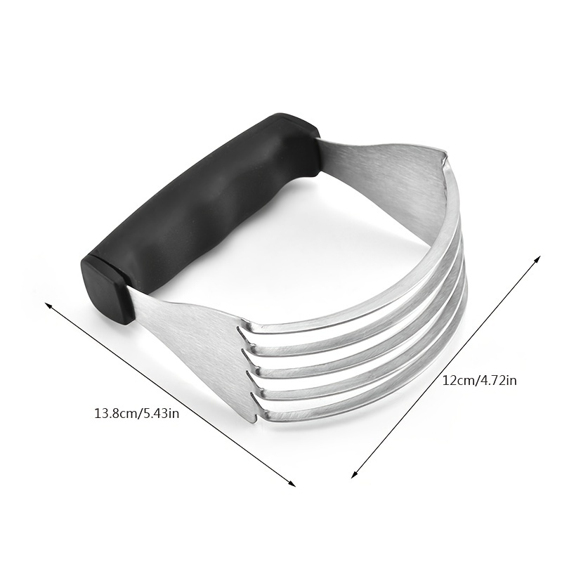 Simple Craft Pastry Cutter For Baking - Stainless Steel Pastry Blender Tool  With Comfortable Grip Handle