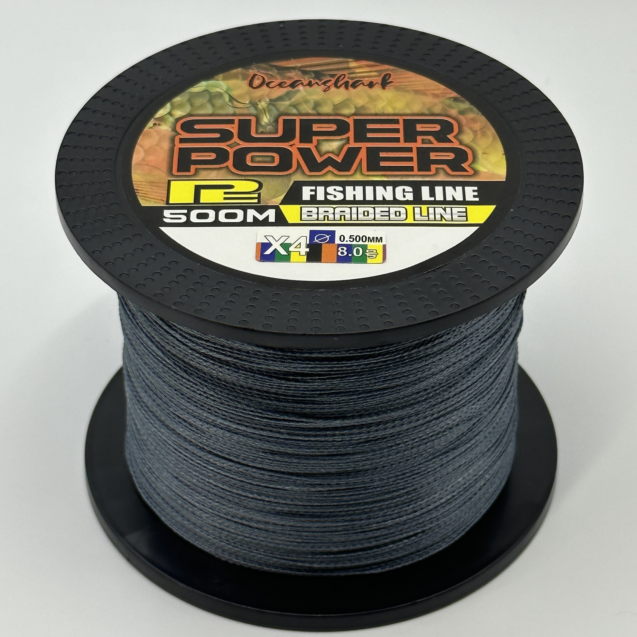 Super Strong Fishing Line - 500m/1640ft 4-Strand Multifilament PE  Anti-abrasion Braided Line for Smooth Long Casting, Available in 10-80 LB  Options