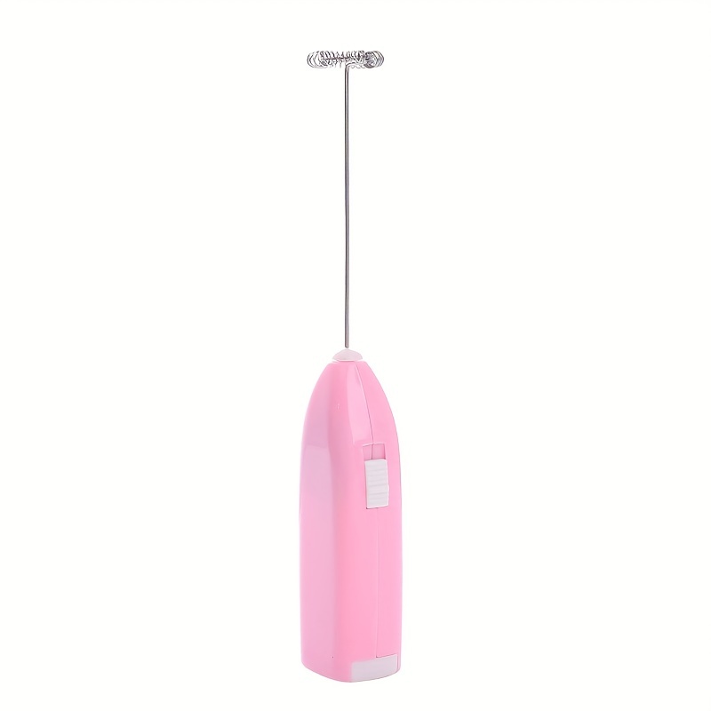 Handheld Milk Frother Coffee And Cappuccino Mixer, Automatic Milk Foam  Maker, Electric Milk Frother Egg & Milkshake Whisk (pink)