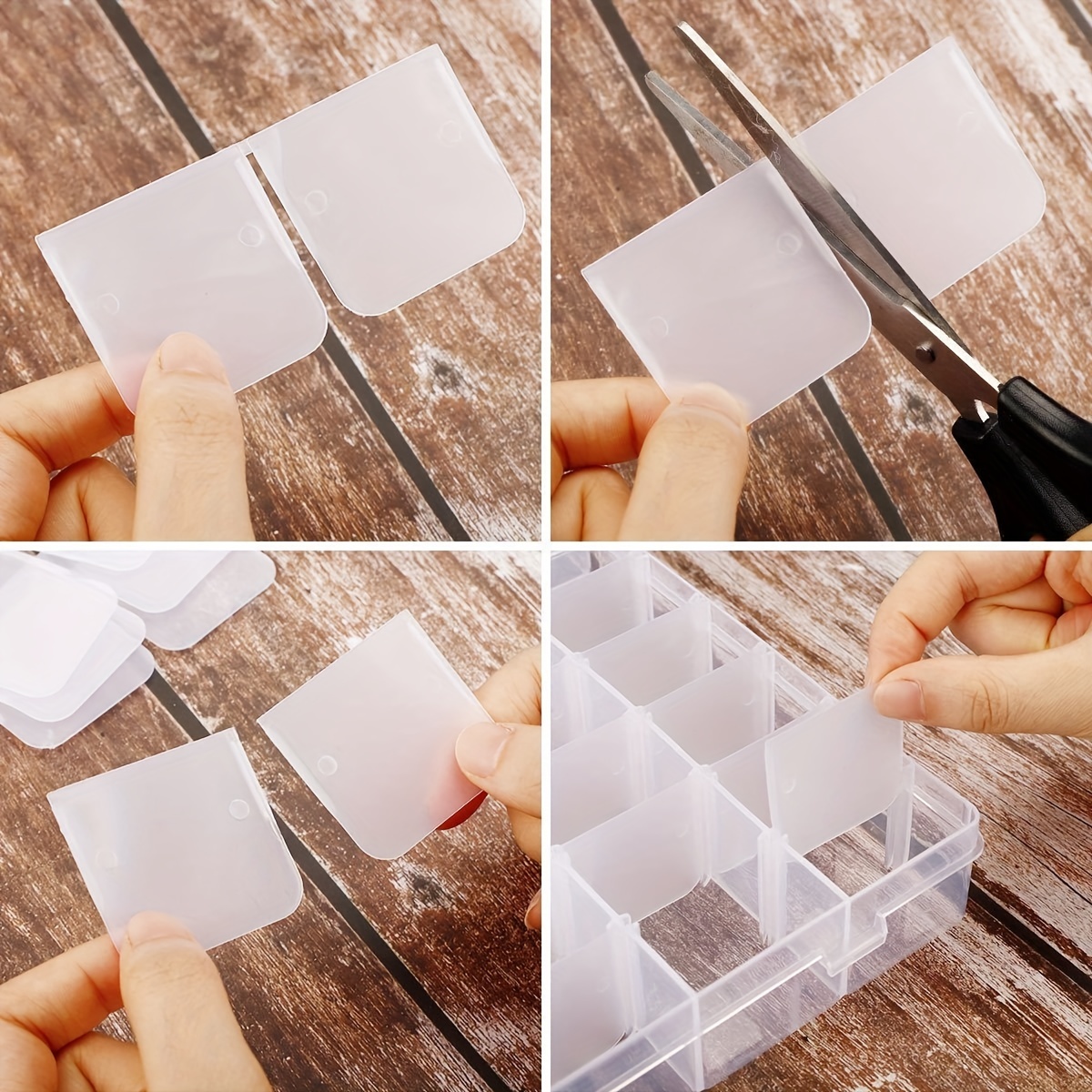 Tackle Box Organizer 18 Grids Plastic Craft Box Organizer Bead Organizer  Clear Fishing Box With Dividers, 4 Pack - AliExpress