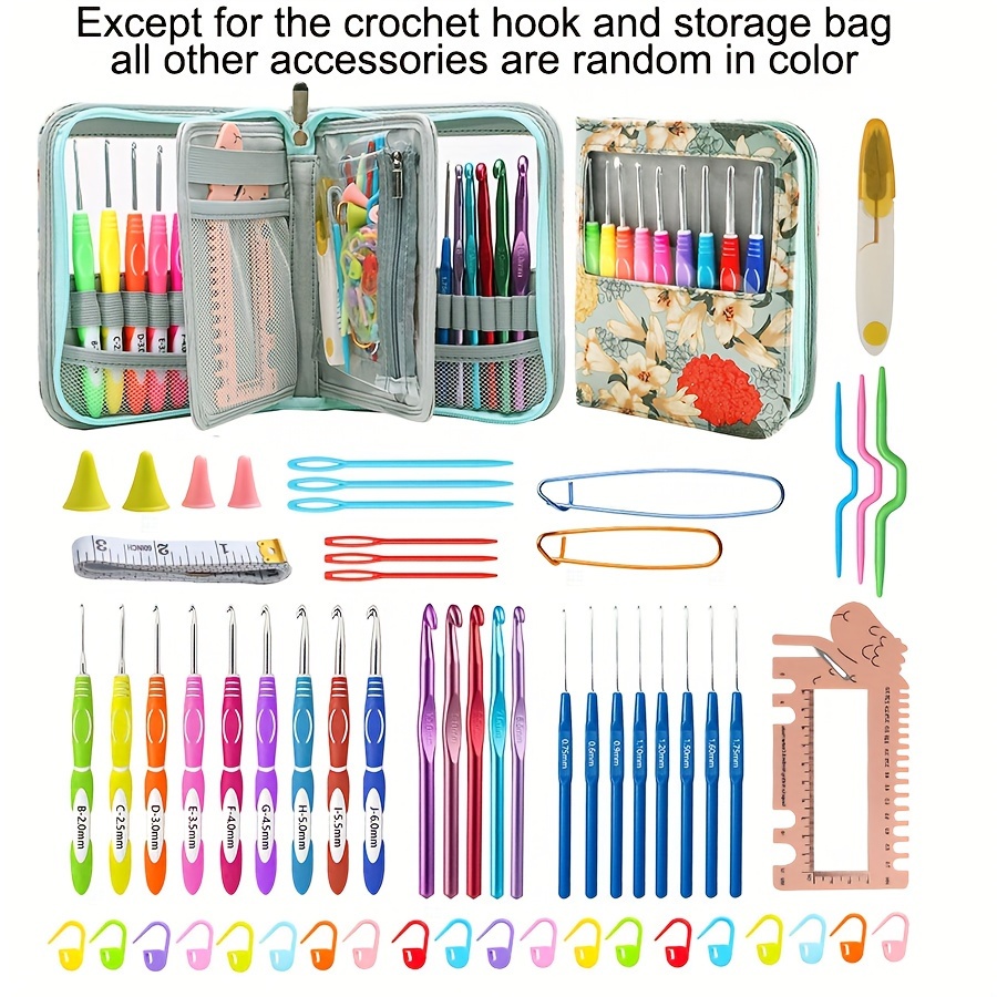Crochet Hooks Set Crochet Hook Kit With Storage Case - Temu