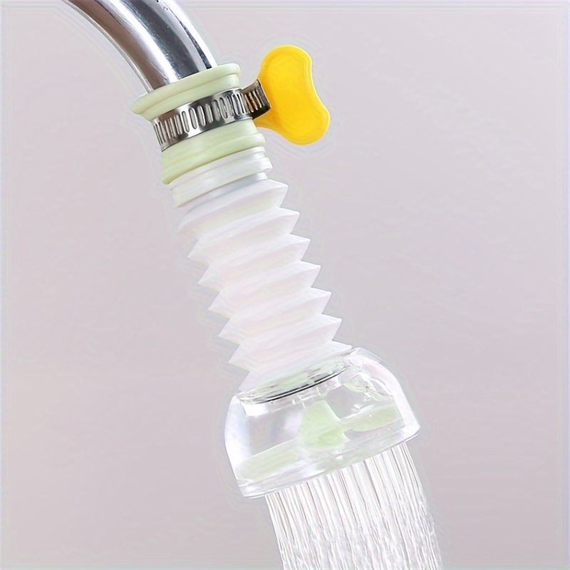 360-degree Faucet Sprayer Extension Flexible Hose Silicone Splash-proof  Extension Tube with Leakproof Gasket Bubbler Flexible Faucet Extender Water  Hose - 30cm/White Wholesale