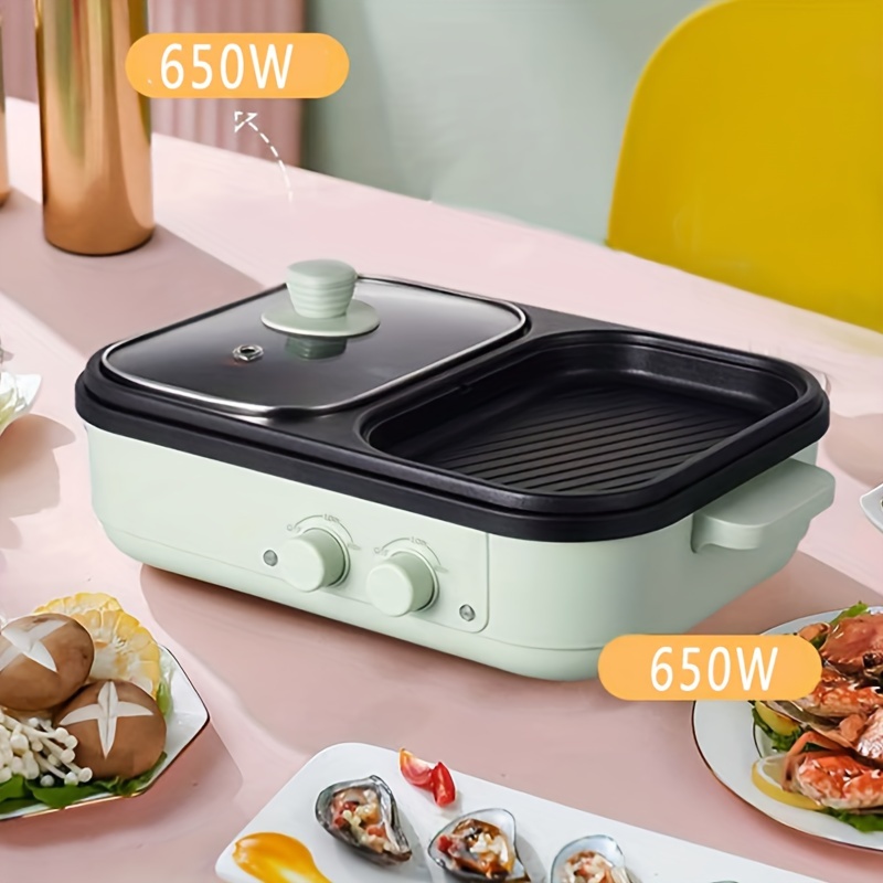 1multifunctional Electric Barbecue Grill Hot Pot Household - Temu