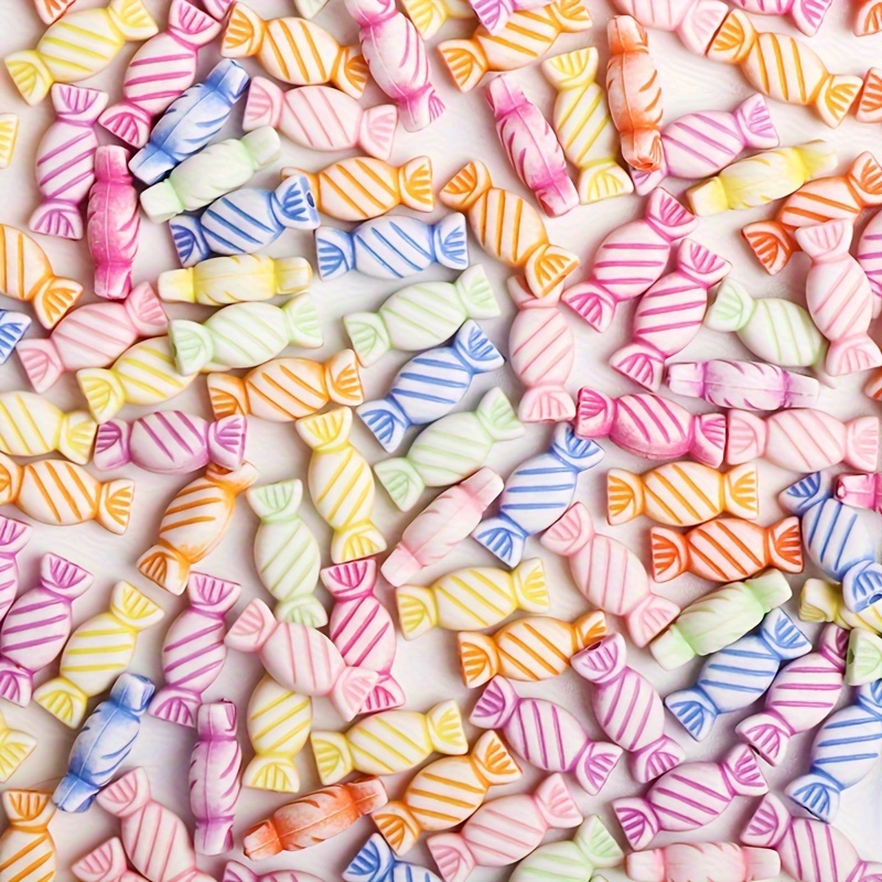 

100pcs Candy Type Beads For Jewelry Making Diy Special Creative Necklace Other Beaded Decors Handmade Craft Supplies Girlfriend Valentine's Day Gift