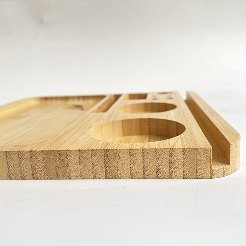 Tray, Solid Wood Rolling Tray With Organized Positions, Bamboo Cigarette  Tray For Accessories, Serving Tray, Smoking Accessaries - Temu Belgium