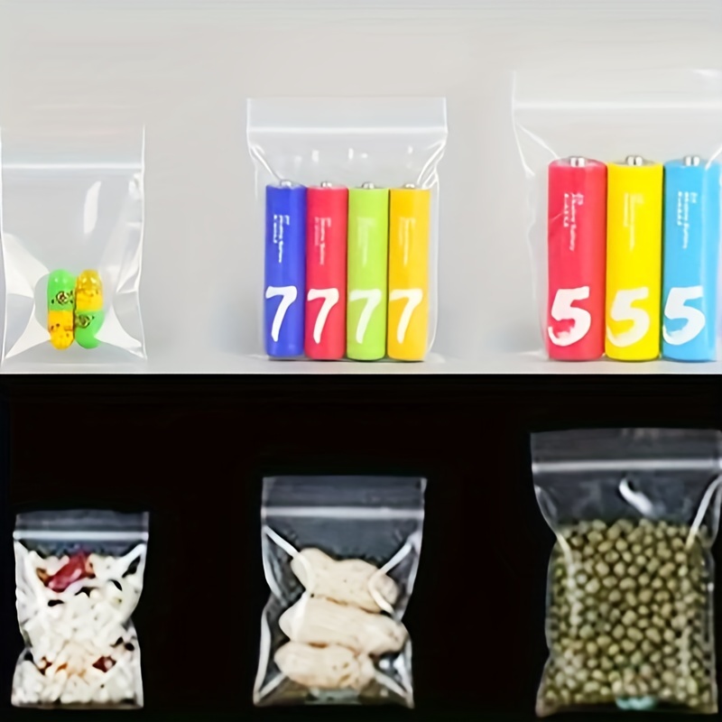 Small Plastic Bags 3 Different Sizes 