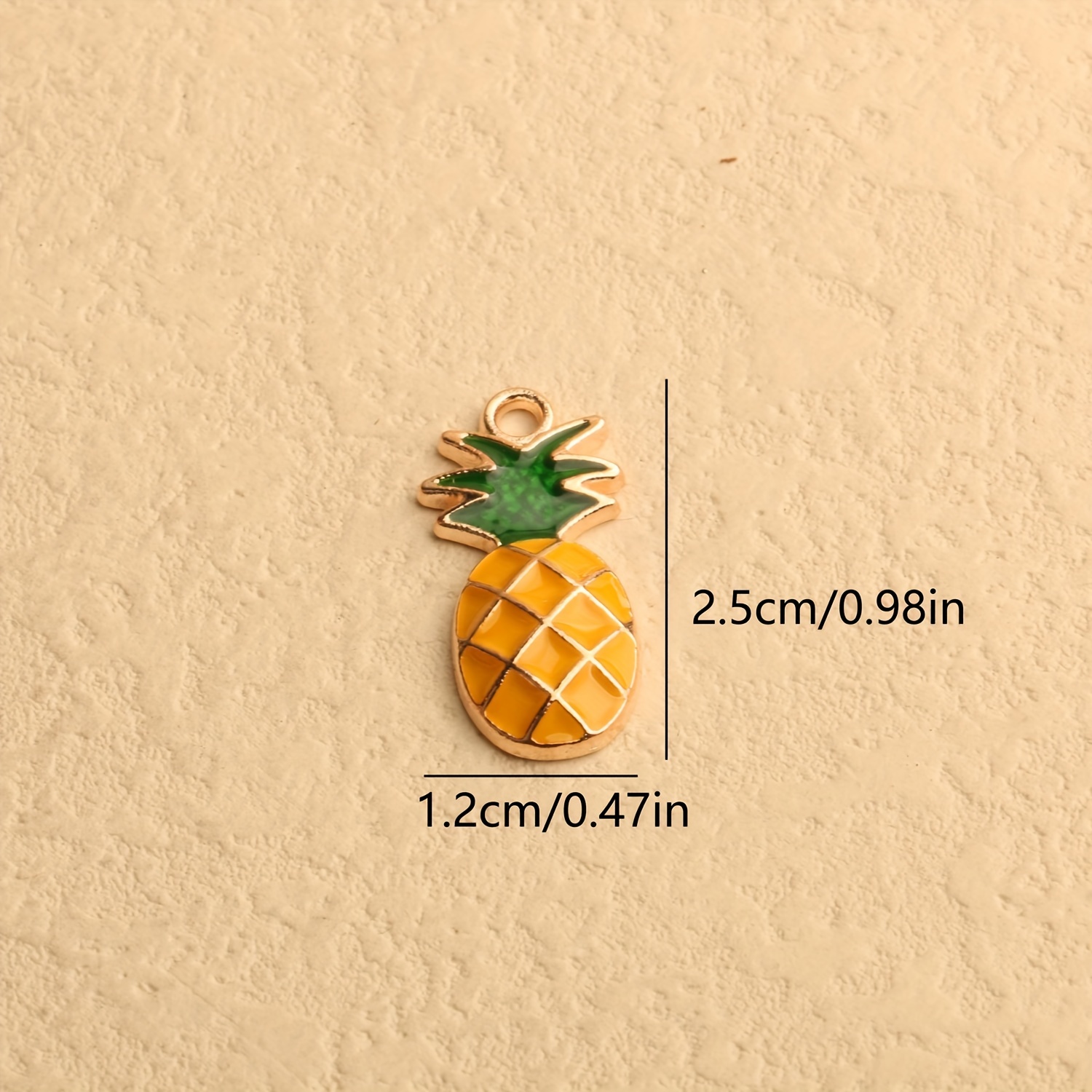 Pineapple Oil Drop Alloy Accessories Summer Fruit Series - Temu