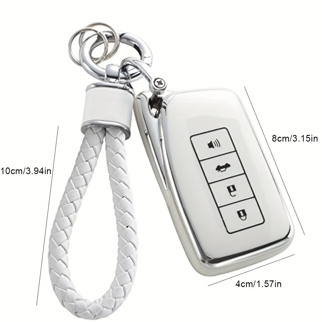 Key Fob Cover With Keychain For Rx Es Gs Ls Nx Rs Gx Lx Rc Lc Smart Key  Fashion Key Holder - Temu