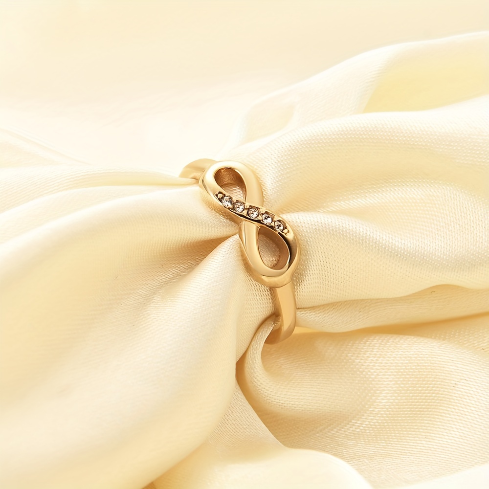 Infinity Gold Ring For Men - Temu