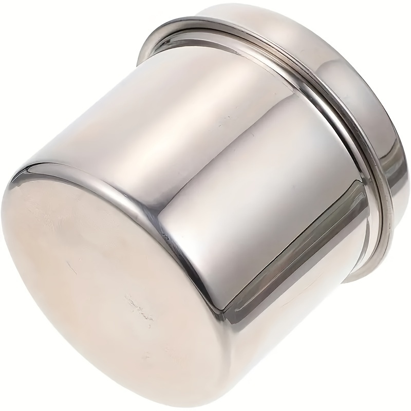 1pc Stainless Steel Canister For The Kitchen Counter Silver