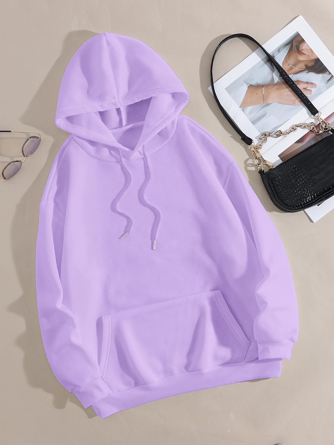  Sudaderas con capucha para mujer, unisex, color morado, casual,  a la moda, con estampado de luna estrellada, sudadera con capucha de manga  larga con cordón, holgada, para adolescentes, hombres y mujeres