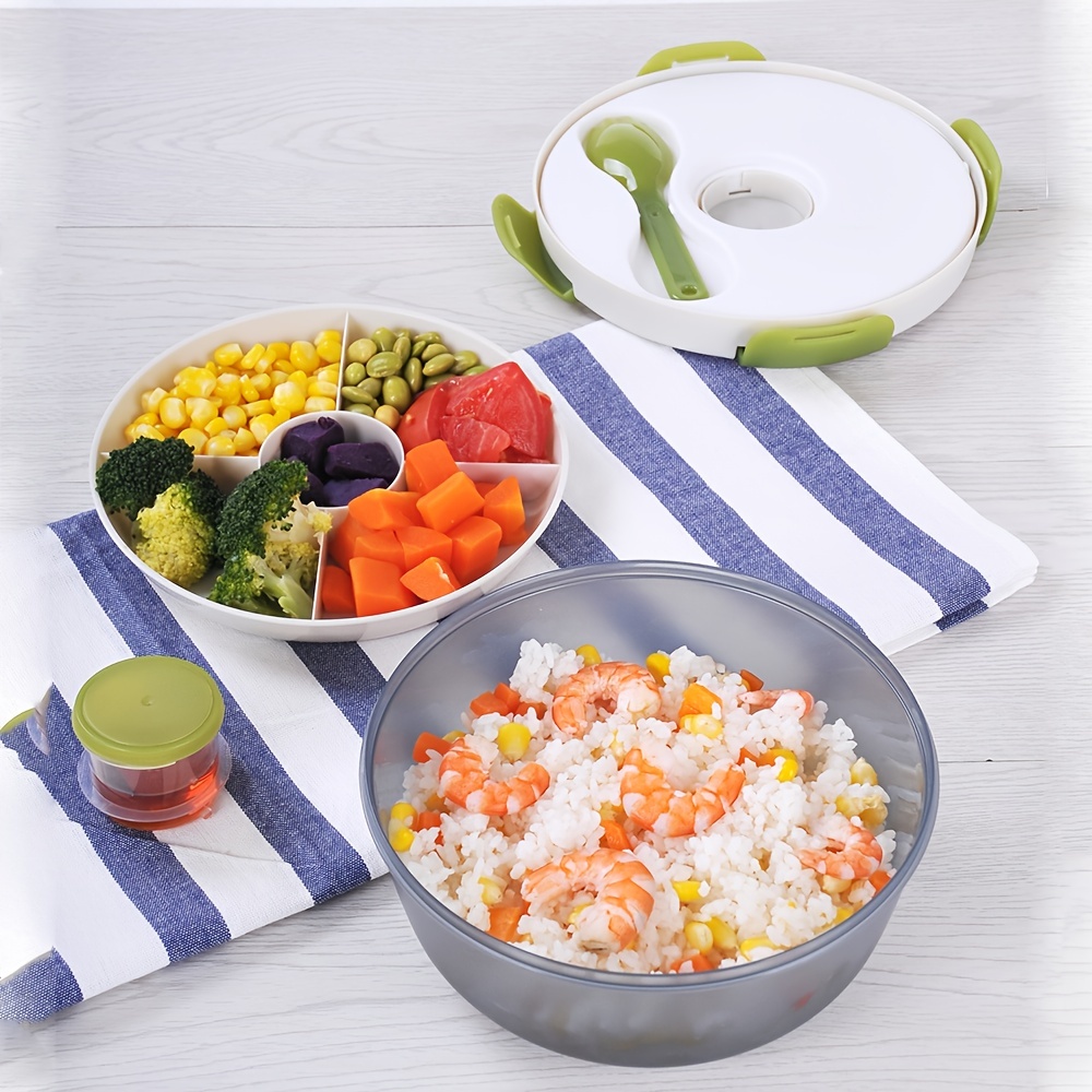 Salad Lunch Container 2L Large Capacity Bpa Free Salad Lunch Box