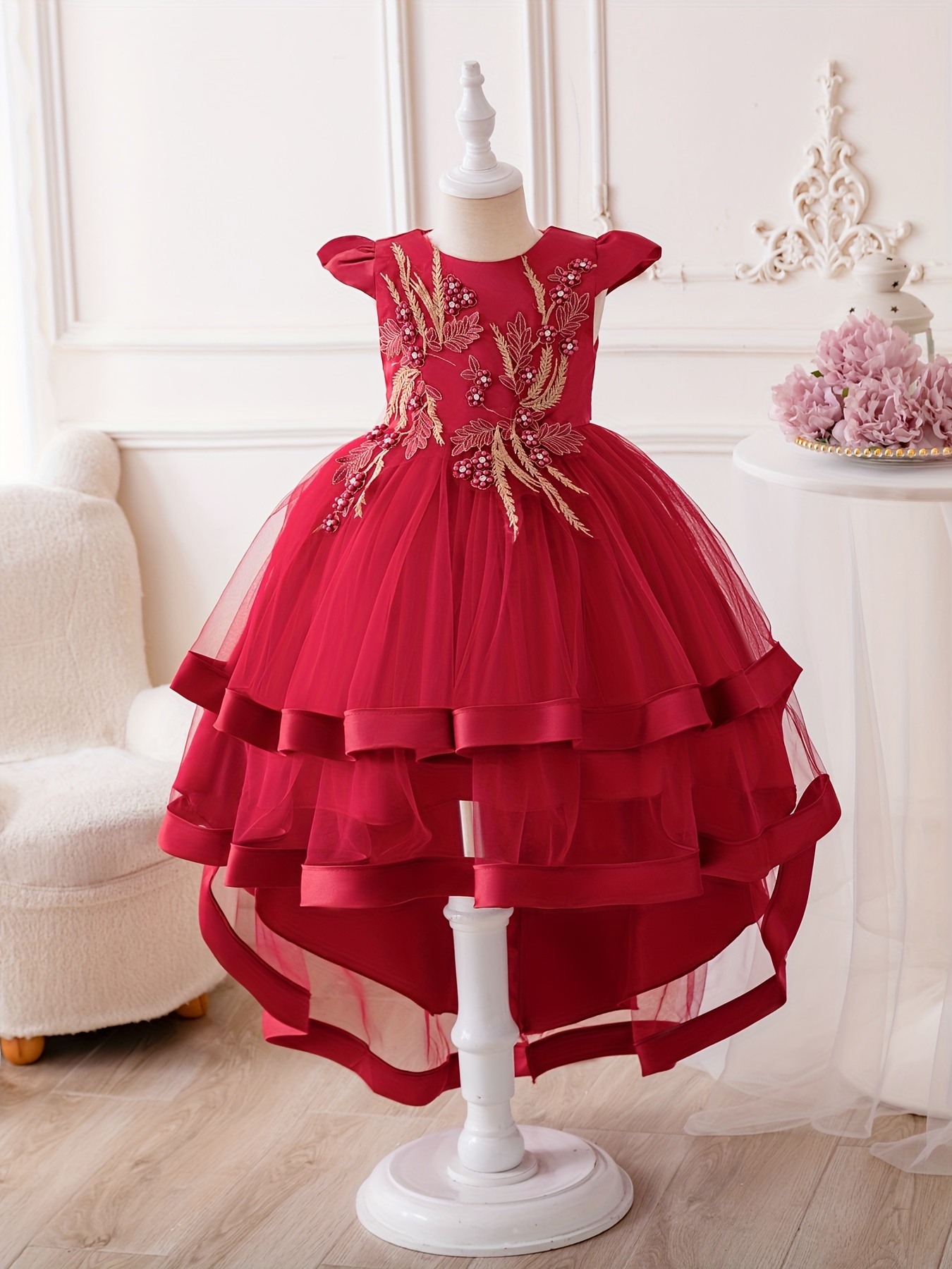 Robe De Jasmin Enfant Filles Princesse Costume Amusant Fête - Temu Canada