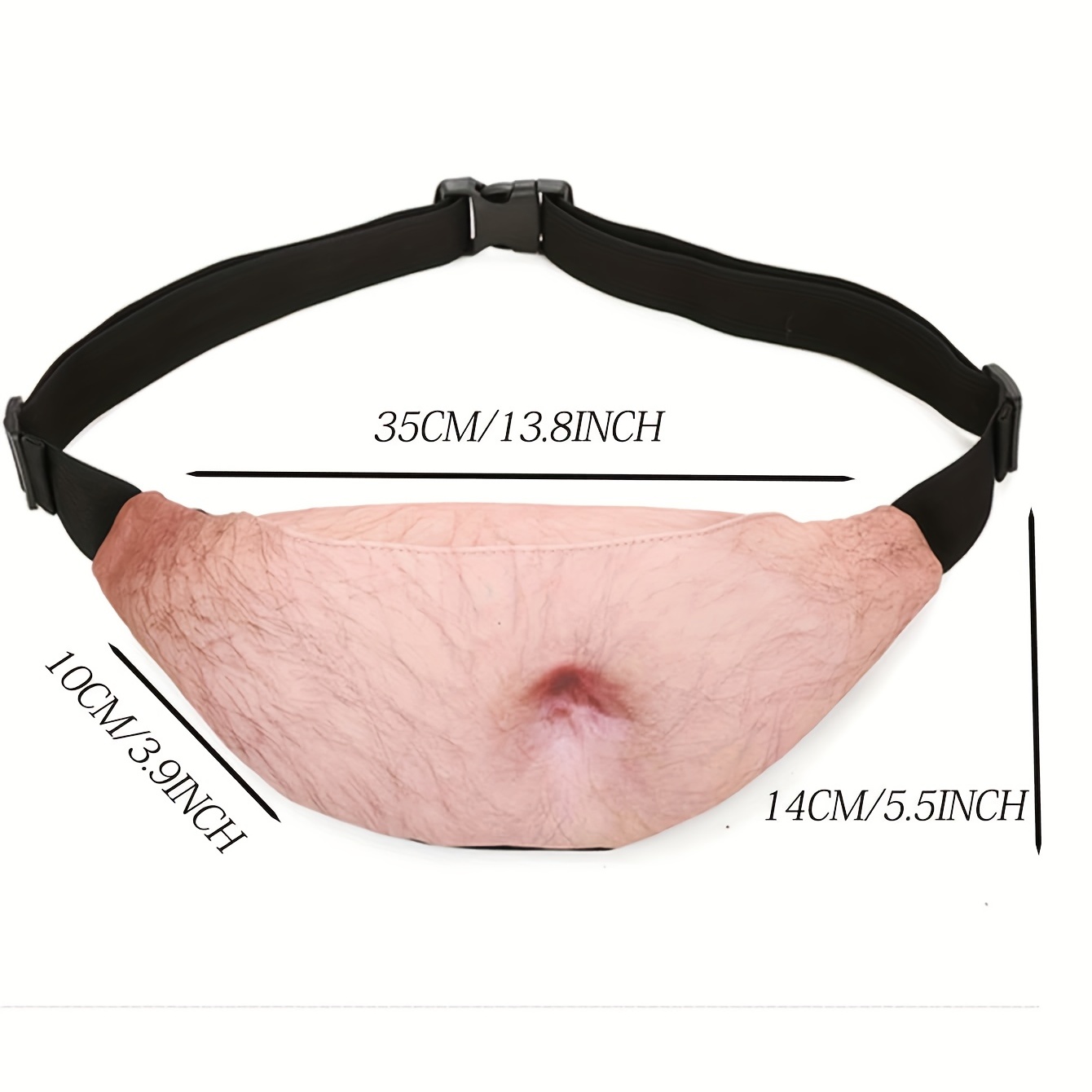 Beer Belly Waist Bag Funny Pack 3D Dad Bag Unisex Fanny Pack For Christmas  Gifts Xmas Birthday Party A