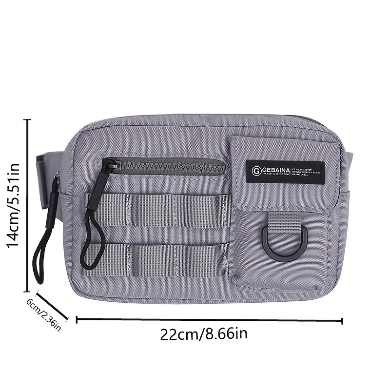 1pc Bolso De Pecho Deportivo Casual Para Hombres, Tela De Nylon, Gran  Capacidad Para La Universidad - Bolsas Y Equipaje - Temu Mexico