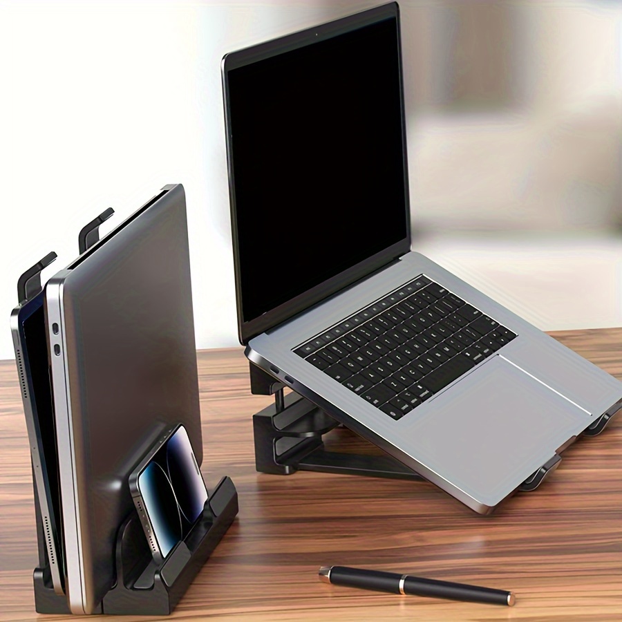 Multimedia Shopping - Supporto PC Portatile, Porta PC Pieghevole, Laptop  Stand con 6 Tipi di Angoli Regolabili, Alluminio