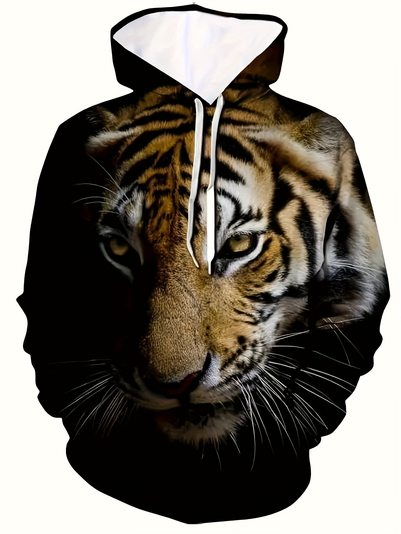 Black Tiger Stripe Hoodie 