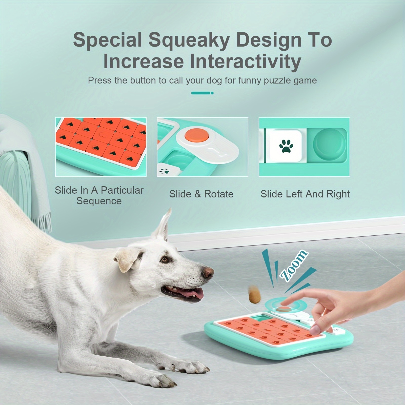 Squeaky Interactive Dog Toys for Boredom and Stimulating - Pet Clever