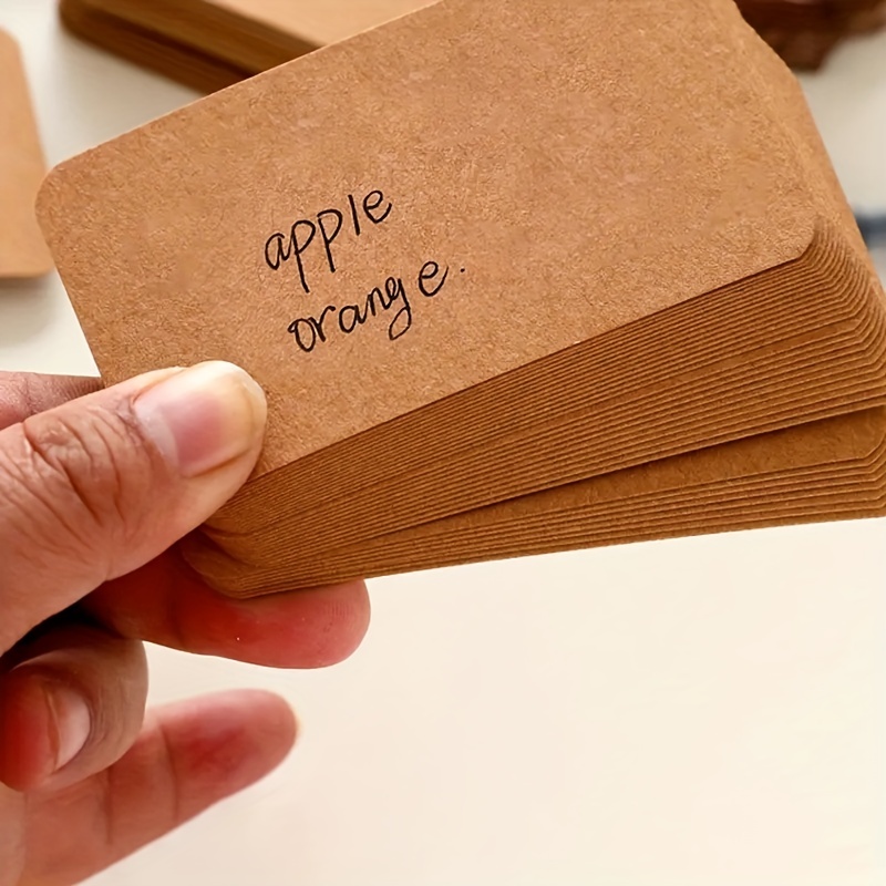 100pcs Blank Card Memory Message Convenient Card