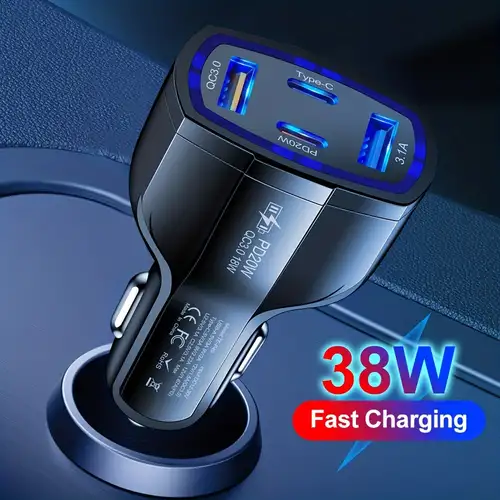 Fast Car Charger Adapter, 36W Super Mini AINOPE USB Car Charger Fast  Charging