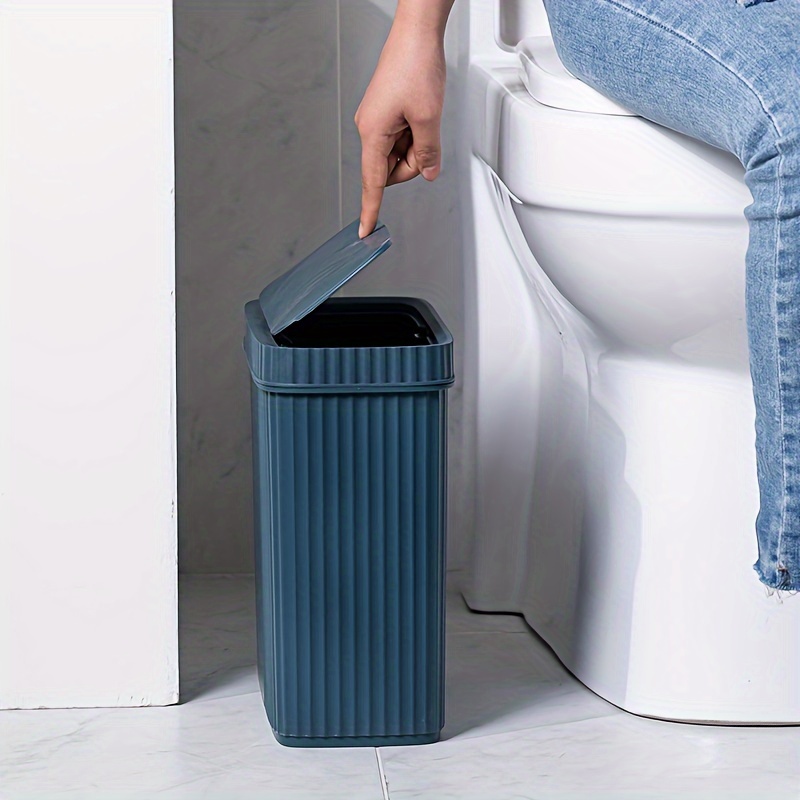 Poubelle multifonction en plastique de Type étroit de 10l, poubelle de  toilette, corbeille à ordures, panier