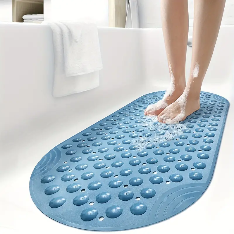 Non Slip Bathtub Mat, Massage Foot Pad For Bathroom, Washable Shower Floor  Mats With Suction Cup For Bathroom Bath Tub,, Bathroom Supplies - Temu