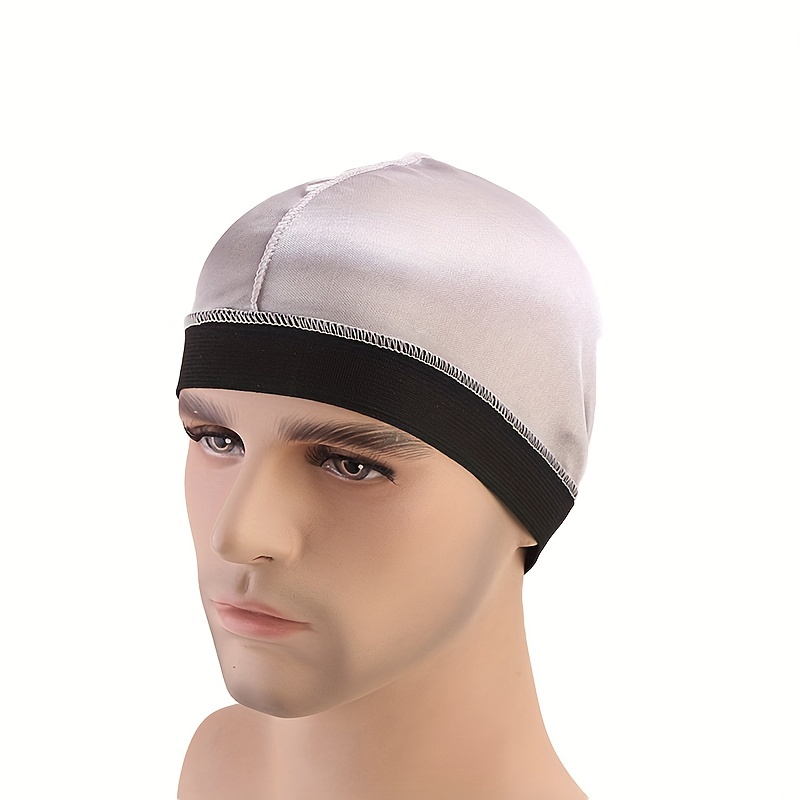 Men Silky Wave , Silky Spandex Durag Dome - Temu