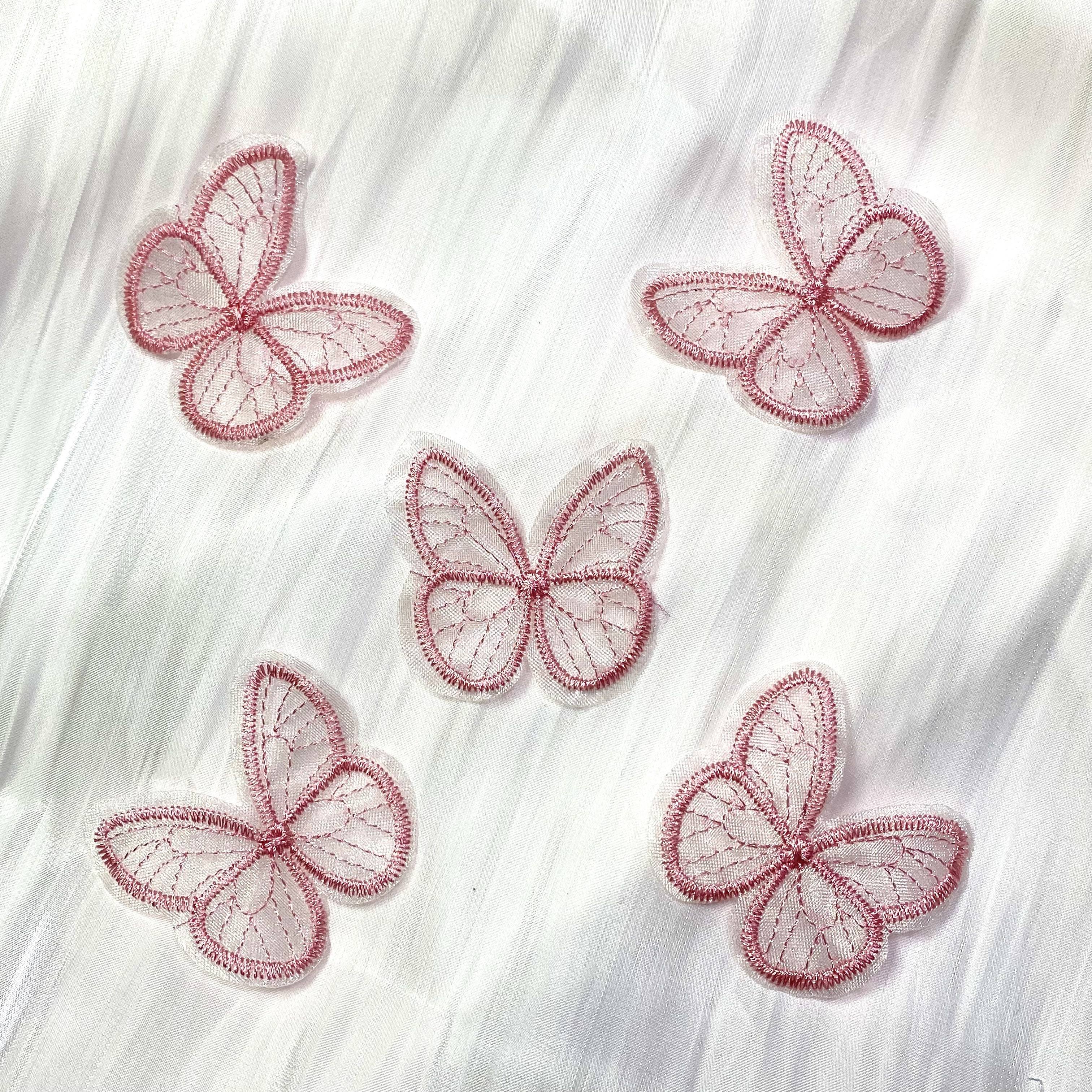 Colorful Butterfly Embroidery Cloth Stickers Clothes And - Temu