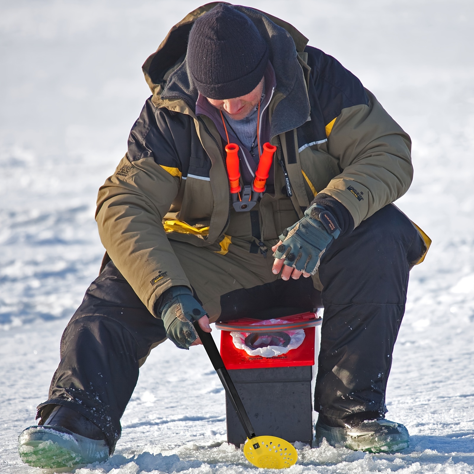 Ice Fishing Scoop Ice Skimmer Winter Fishing Accessories - Temu Canada