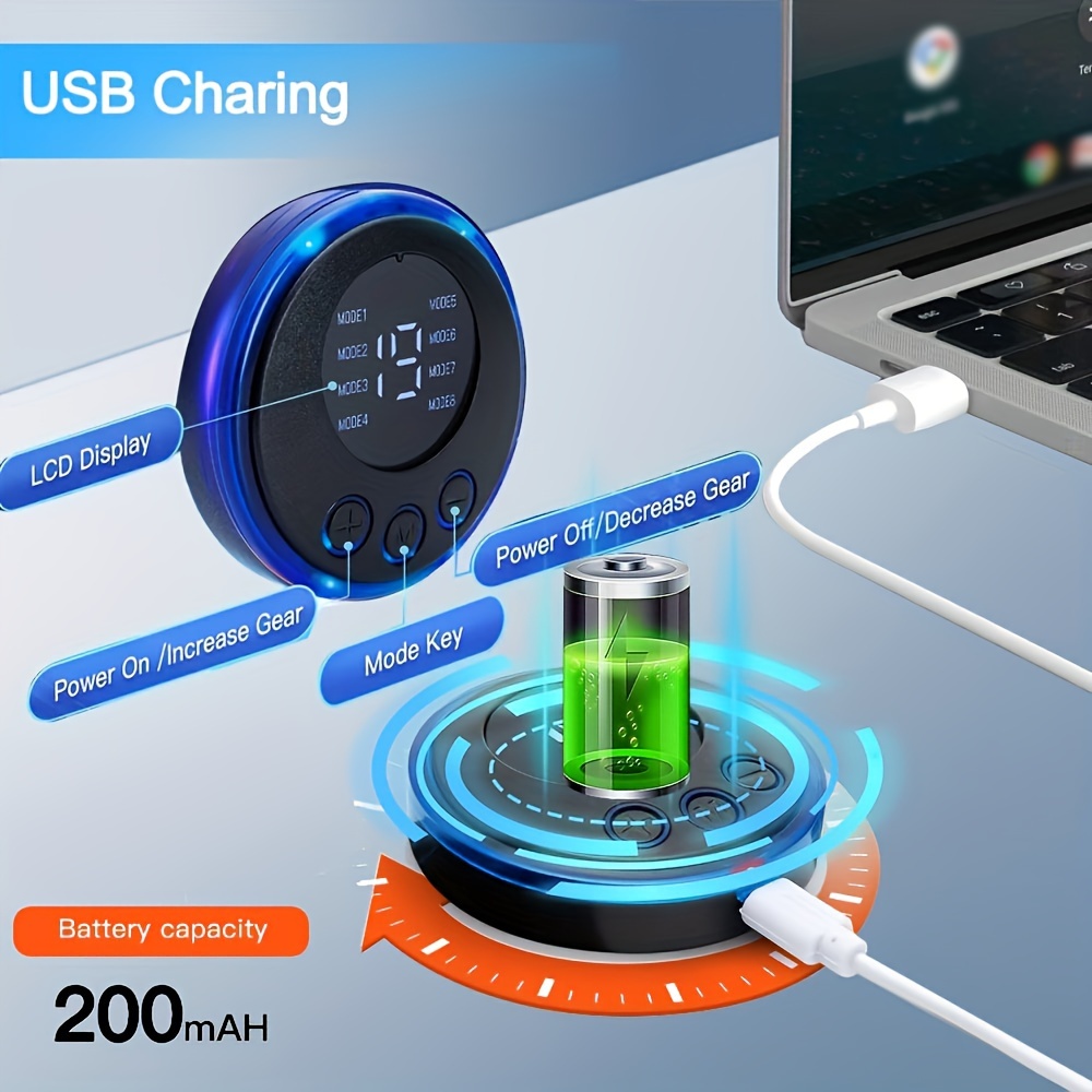 EMS Dos Arrastre 8 Máquina De Masaje Digital Terapia - Temu