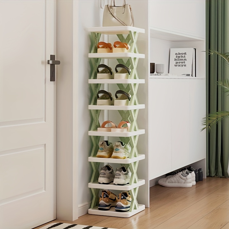 Great Choice Products Stackable Small Shoe Rack, Entryway, Hallway And  Closet Space Saving Storage