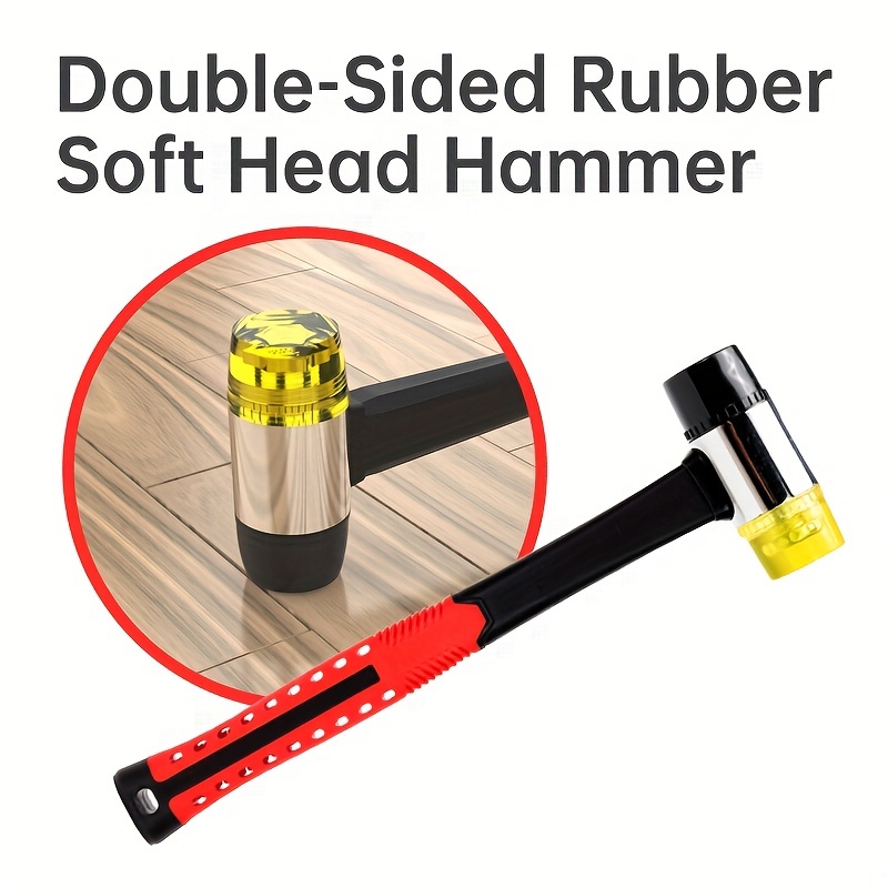 NUOLUX Hammer Hammer Rubber Mallet Mallet Flooringwoodworking Crafts Small  Tools Wood Set Remover Hammers Crafts Jewelry 