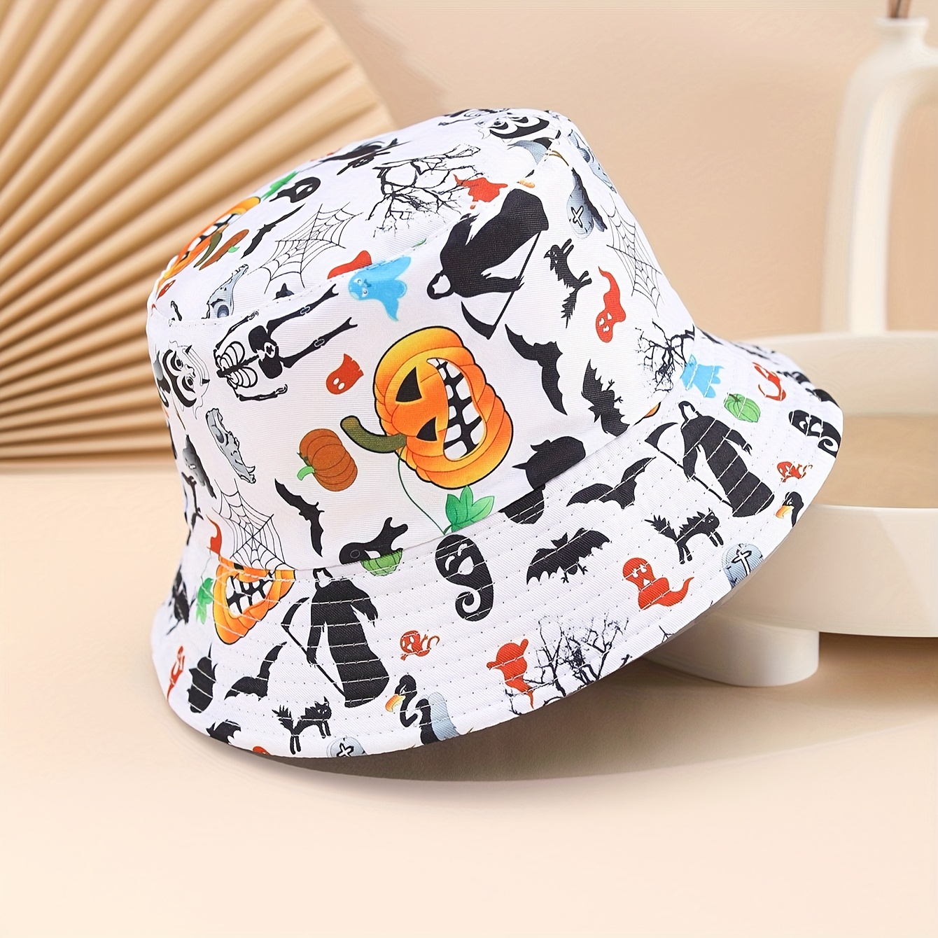 1pc Women Checkered Pattern Casual Bucket Hat For Summer