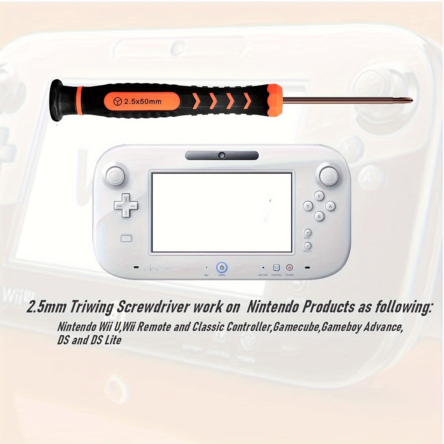 Destornillador Triwing Tri-Wing 2.0 Para Nintendo GBA Wii DSL DS 