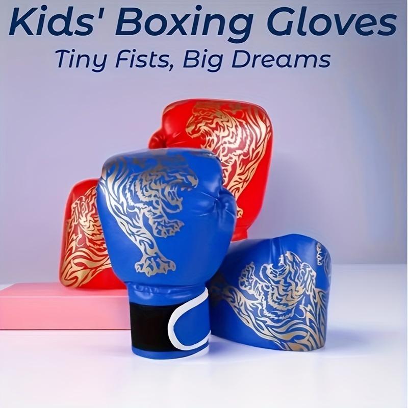  Guantes de boxeo para niños, guantes de boxeo de dinosaurio  para 3 a 8 años, guantes de boxeo transpirables de alta calidad para bolsa  de boxeo, kickboxing, MMA : Deportes y