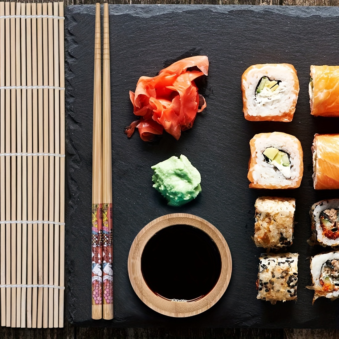 Sushi Making Kit for Beginners - Premium Grade Sushi Maker Kit  - Complete Sushi Roller Kit Including Sushi Bazooka & Sushi Mat for Rolling  that Perfect Sushi - DIY Sushi
